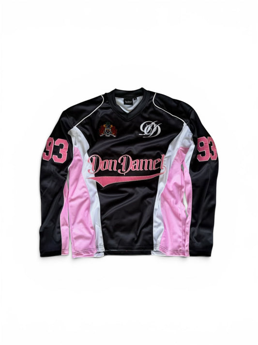 DD Hockey Jersey ( Black & Pink)